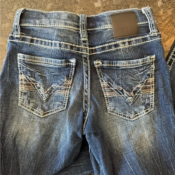 BKE Kids Blue Faded Jeans - Picture 2 of 2
